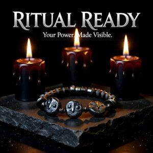 Owl Lover? Gunmetal Black [dark gray] Hematite Owl + Textured Beads for 7" Wrist